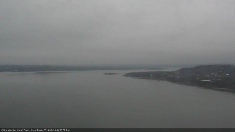 Lake Travis webcam, December 30, 2018 3:35 PM CT