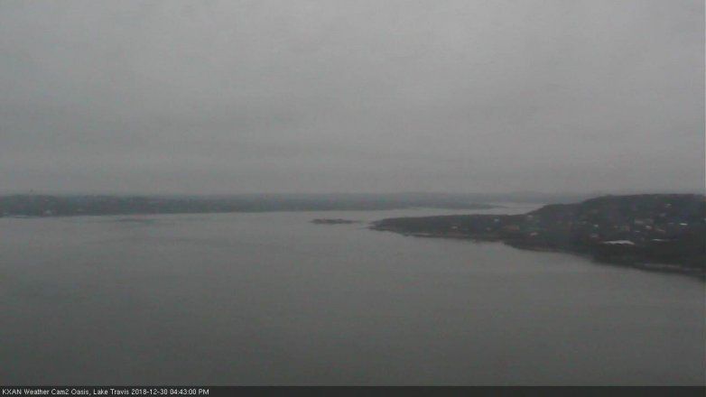 Lake Travis webcam, December 30, 2018 3:45 PM CT