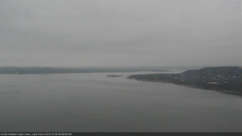 Lake Travis webcam, December 30, 2018 3:50 PM CT