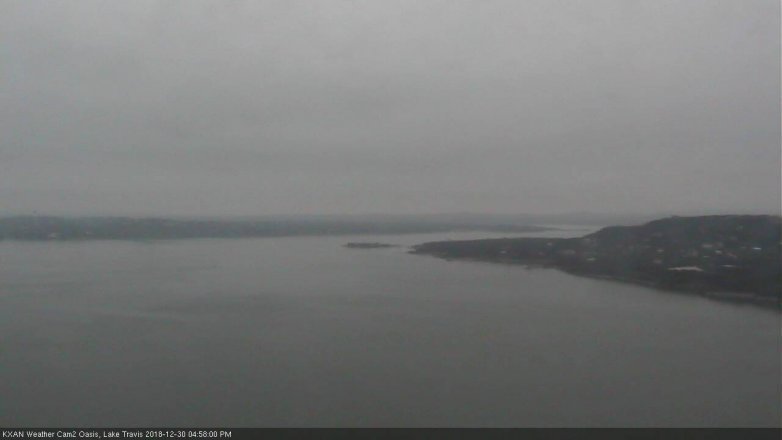 Lake Travis webcam, December 30, 2018 4:00 PM CT