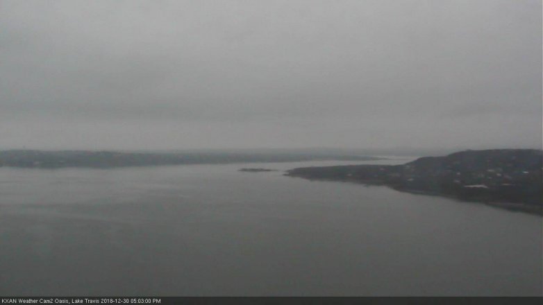 Lake Travis webcam, December 30, 2018 4:05 PM CT