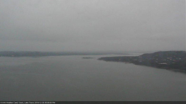 Lake Travis webcam, December 30, 2018 4:10 PM CT