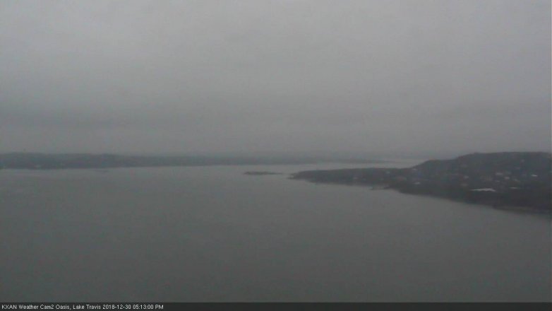 Lake Travis webcam, December 30, 2018 4:15 PM CT
