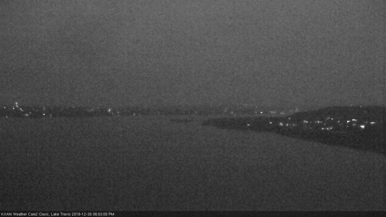 Lake Travis webcam, December 30, 2018 5:05 PM CT
