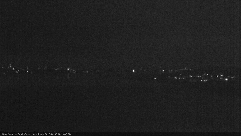 Lake Travis webcam, December 30, 2018 5:15 PM CT