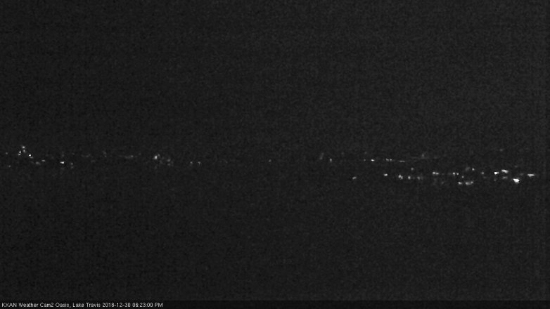 Lake Travis webcam, December 30, 2018 5:25 PM CT