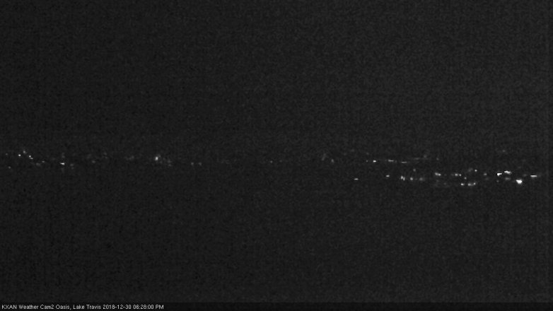 Lake Travis webcam, December 30, 2018 5:30 PM CT