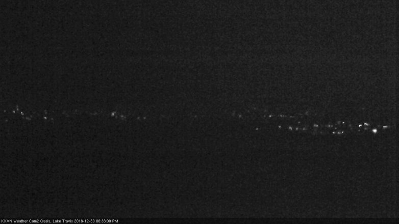 Lake Travis webcam, December 30, 2018 5:35 PM CT