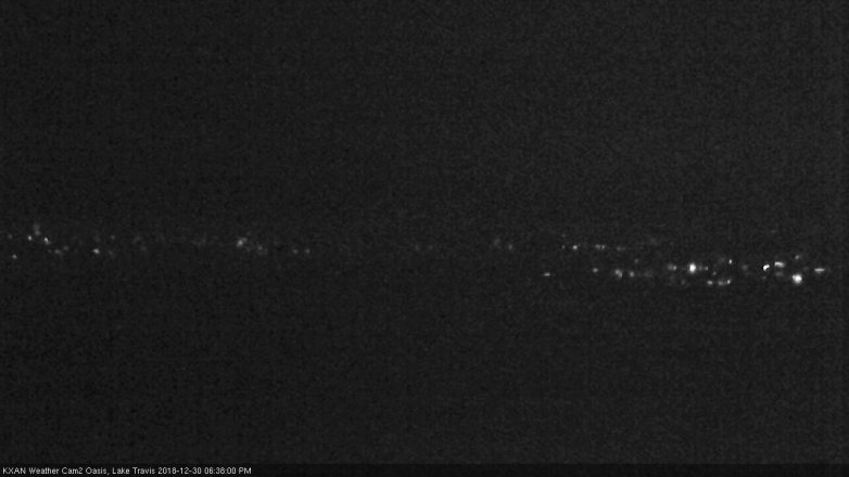 Lake Travis webcam, December 30, 2018 5:40 PM CT