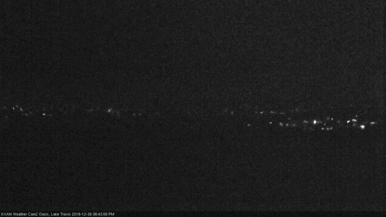 Lake Travis webcam, December 30, 2018 5:45 PM CT