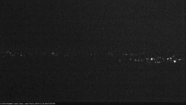 Lake Travis webcam, December 30, 2018 5:50 PM CT