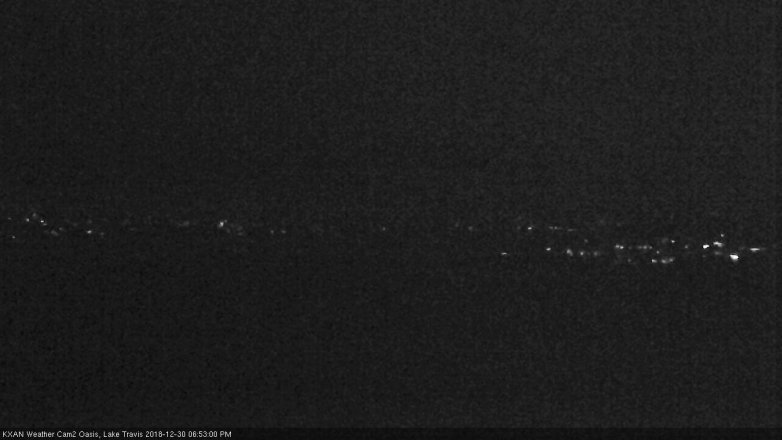 Lake Travis webcam, December 30, 2018 5:55 PM CT