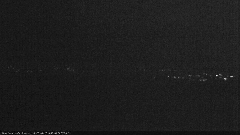 Lake Travis webcam, December 30, 2018 6:00 PM CT