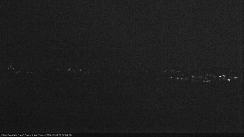 Lake Travis webcam, December 30, 2018 6:05 PM CT
