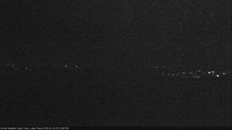 Lake Travis webcam, December 30, 2018 6:15 PM CT