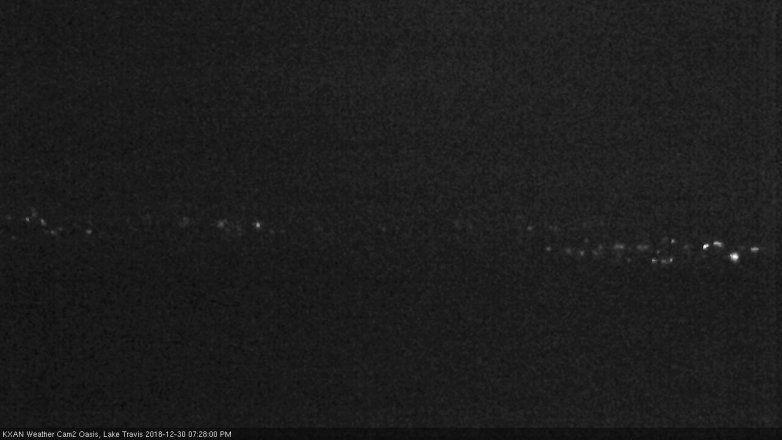 Lake Travis webcam, December 30, 2018 6:30 PM CT