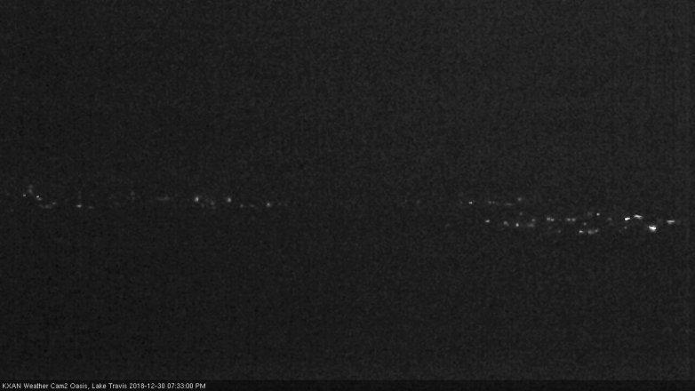 Lake Travis webcam, December 30, 2018 6:35 PM CT