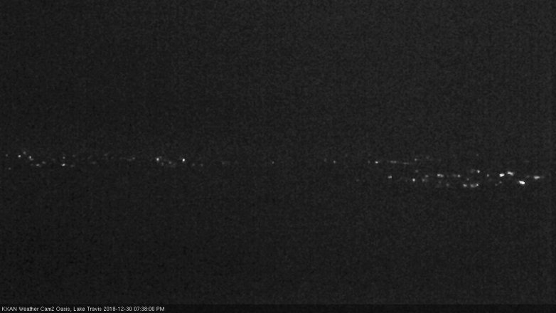 Lake Travis webcam, December 30, 2018 6:40 PM CT