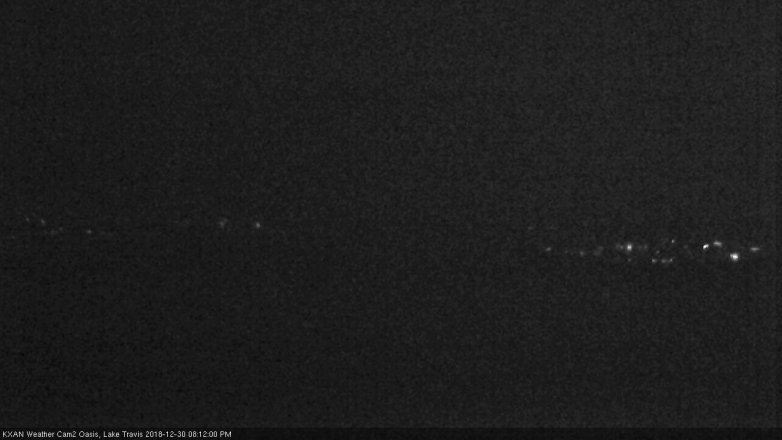 Lake Travis webcam, December 30, 2018 7:15 PM CT