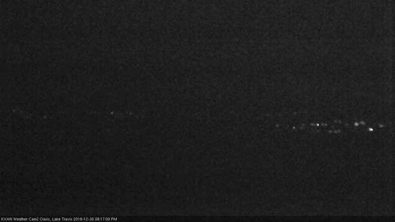 Lake Travis webcam, December 30, 2018 7:20 PM CT