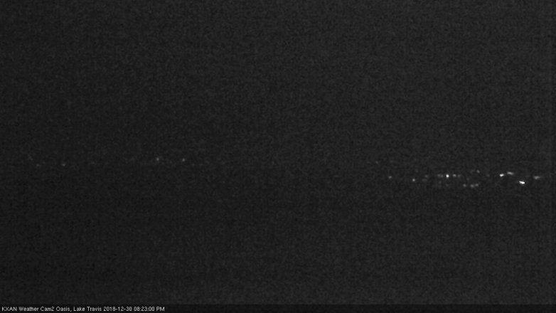 Lake Travis webcam, December 30, 2018 7:25 PM CT