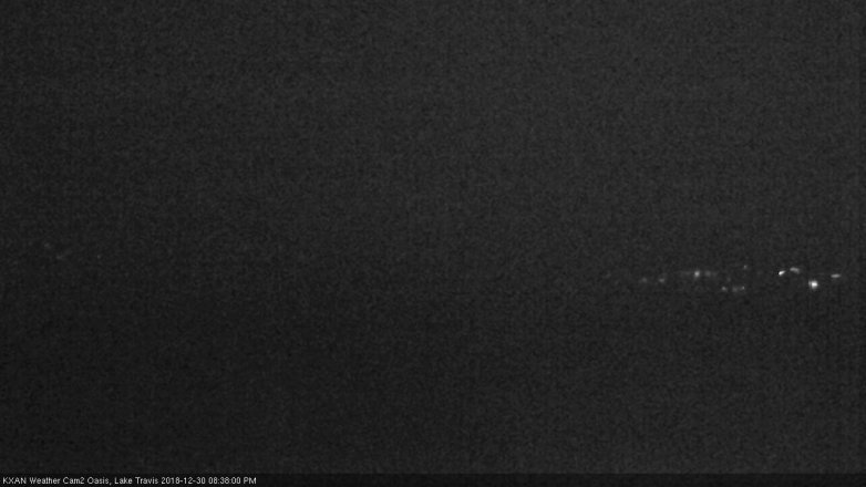 Lake Travis webcam, December 30, 2018 7:40 PM CT