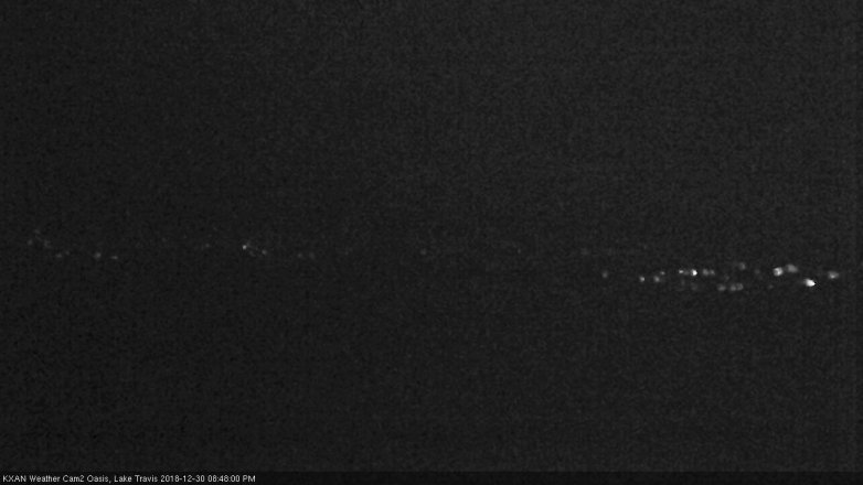 Lake Travis webcam, December 30, 2018 7:50 PM CT