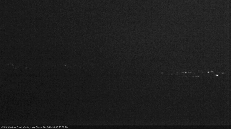 Lake Travis webcam, December 30, 2018 7:55 PM CT