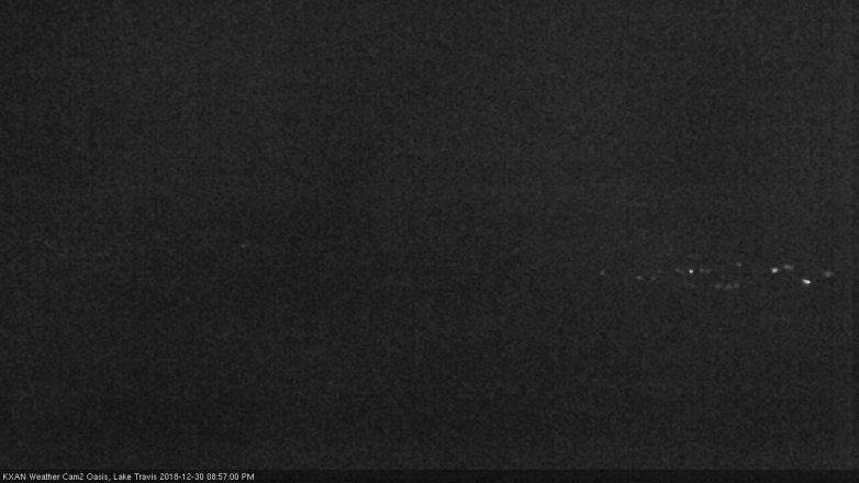 Lake Travis webcam, December 30, 2018 8:00 PM CT