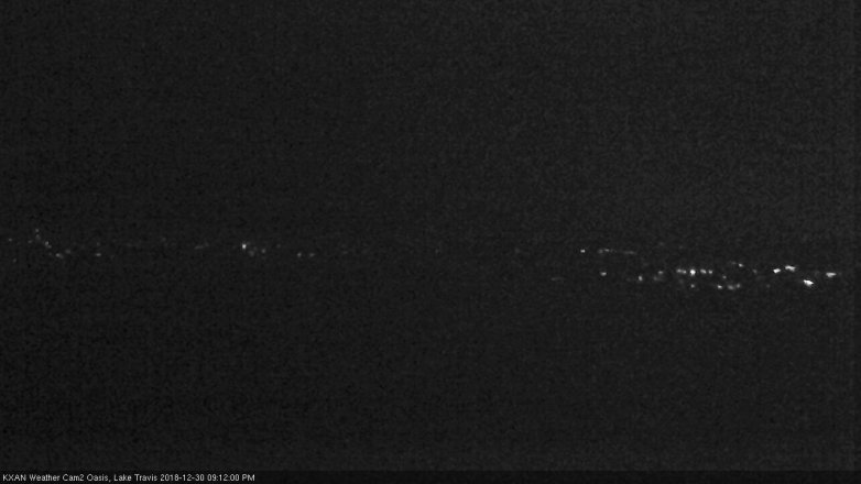Lake Travis webcam, December 30, 2018 8:15 PM CT