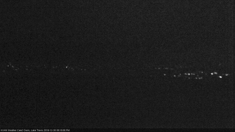 Lake Travis webcam, December 30, 2018 8:20 PM CT