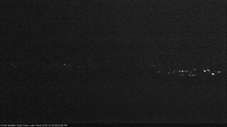 Lake Travis webcam, December 30, 2018 8:25 PM CT