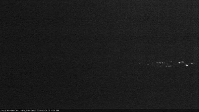 Lake Travis webcam, December 30, 2018 8:35 PM CT