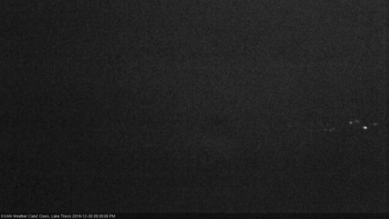 Lake Travis webcam, December 30, 2018 8:40 PM CT