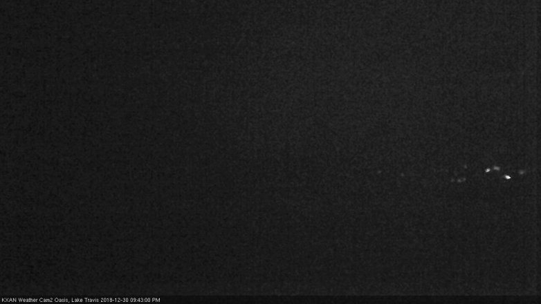 Lake Travis webcam, December 30, 2018 8:45 PM CT