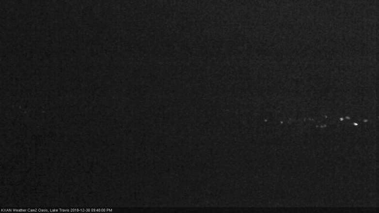 Lake Travis webcam, December 30, 2018 8:50 PM CT