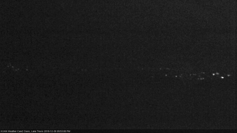 Lake Travis webcam, December 30, 2018 8:55 PM CT