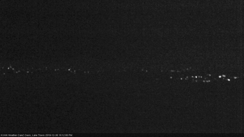 Lake Travis webcam, December 30, 2018 9:15 PM CT