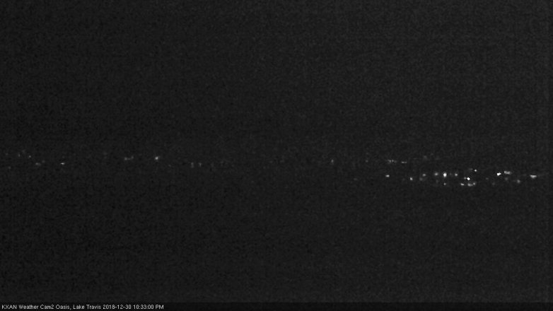 Lake Travis webcam, December 30, 2018 9:35 PM CT