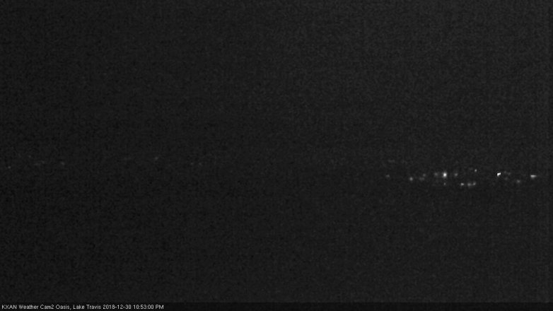 Lake Travis webcam, December 30, 2018 9:55 PM CT