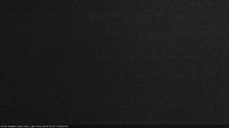 Lake Travis webcam, December 30, 2018 10:30 PM CT