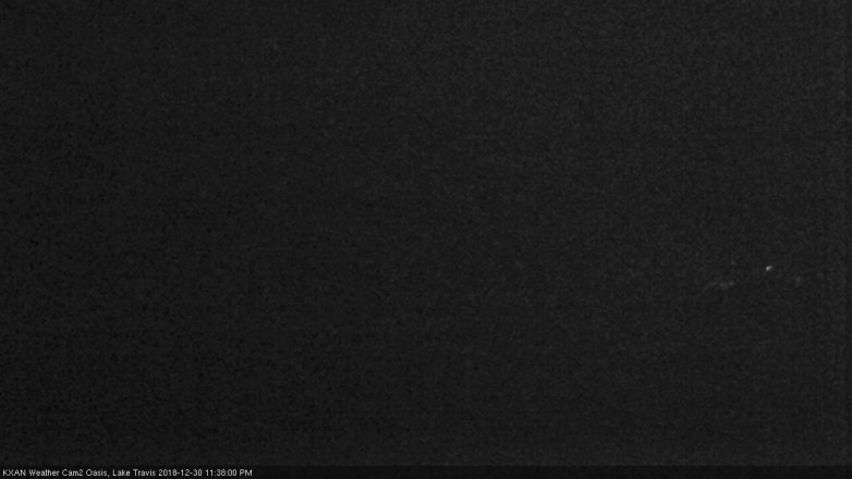 Lake Travis webcam, December 30, 2018 10:40 PM CT