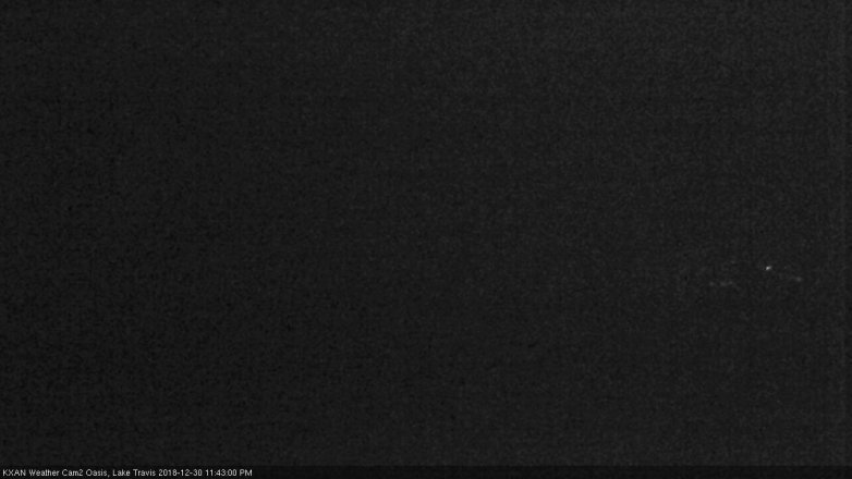 Lake Travis webcam, December 30, 2018 10:45 PM CT