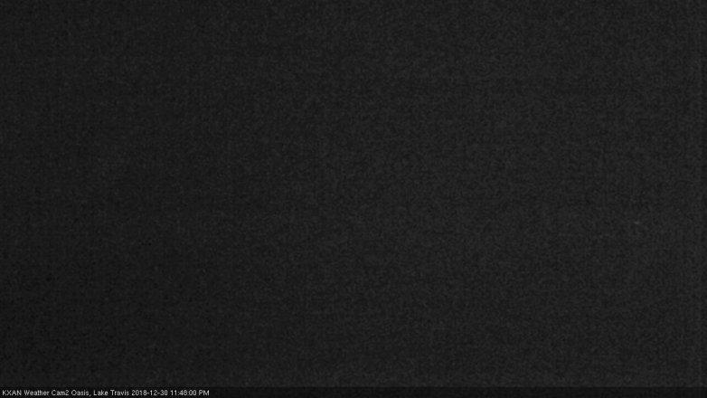 Lake Travis webcam, December 30, 2018 10:50 PM CT