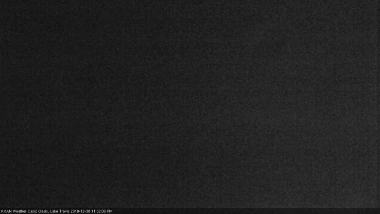 Lake Travis webcam, December 30, 2018 10:55 PM CT