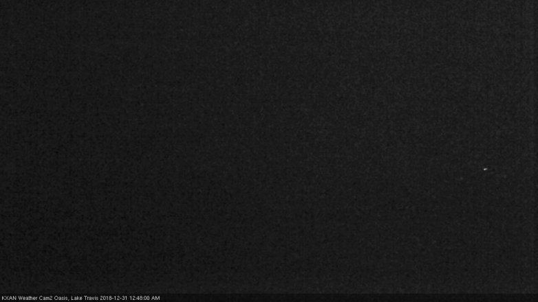 Lake Travis webcam, December 30, 2018 11:50 PM CT