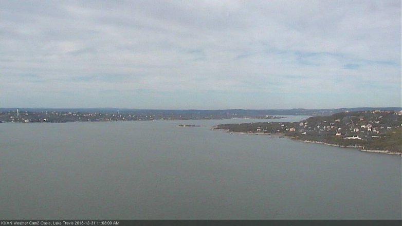 Lake Travis webcam, December 31, 2018 10:05 AM CT