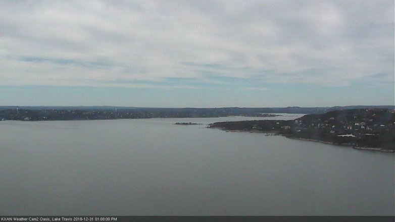 Lake Travis webcam, December 31, 2018 12:10 PM CT