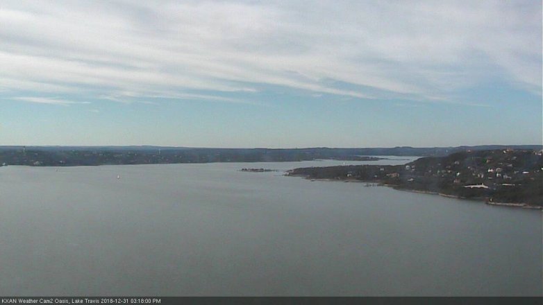Lake Travis webcam, December 31, 2018 2:20 PM CT