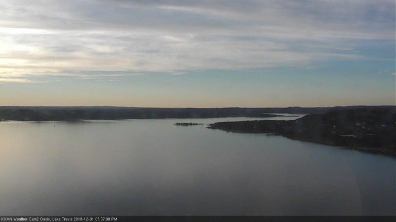Lake Travis webcam, December 31, 2018 4:10 PM CT